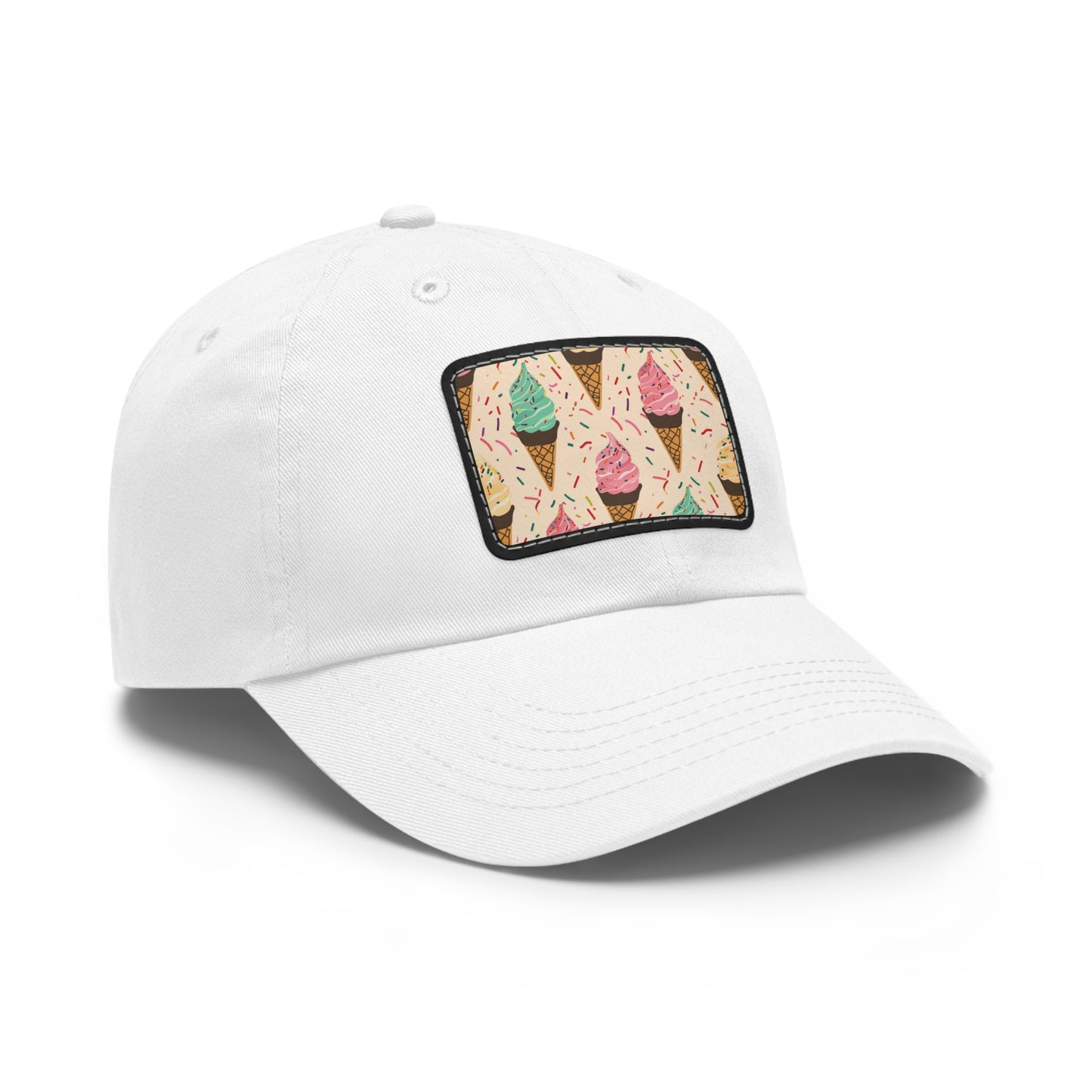 Sweet Treats Cap: Seamless Cone with Sprinkles Design