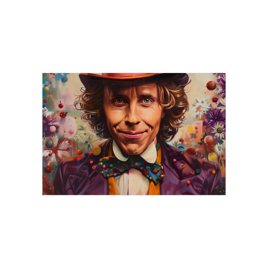 Willy Wonka Painting Poster