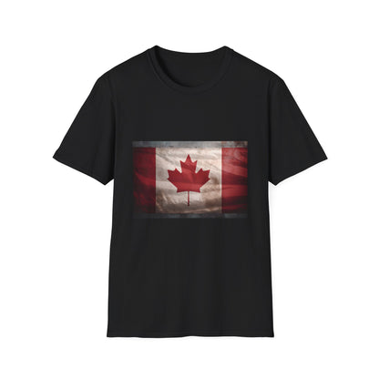 🍁 Northern Radiance: A Watercolor Tapestry of Vast Landscapes and Proud Spirit | T-Shirt | Canada apparel, Canada flag tee, Canada-themed fashion, Canadian pride wear, Flag-inspired casual wear, Maple leaf fashion, Maple leaf t-shirt, National flag clothing, Patriotic tee, Red and white apparel | Prints with Passion