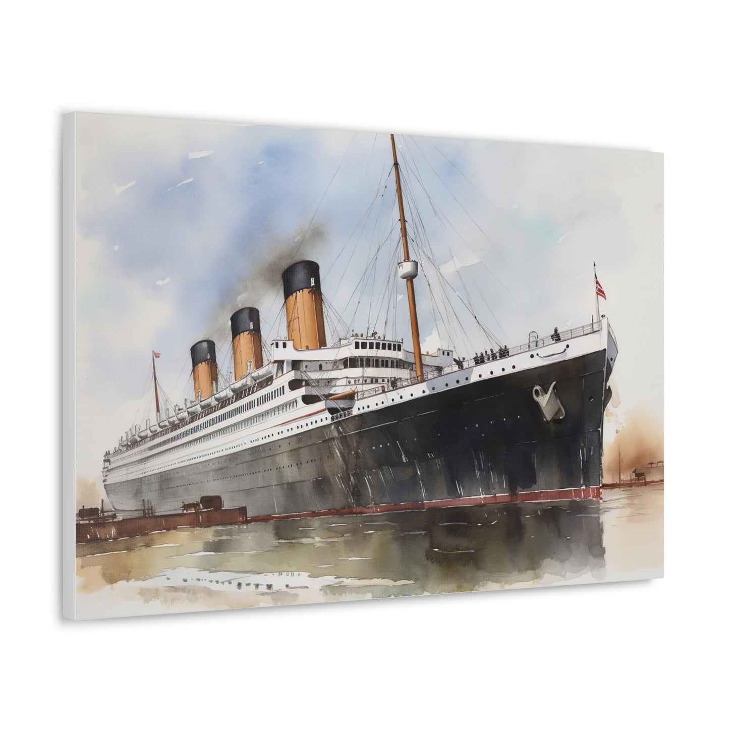 Titanic Ship Canvas Print