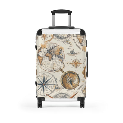 Travel the world with style: Vintage Maps Suitcase