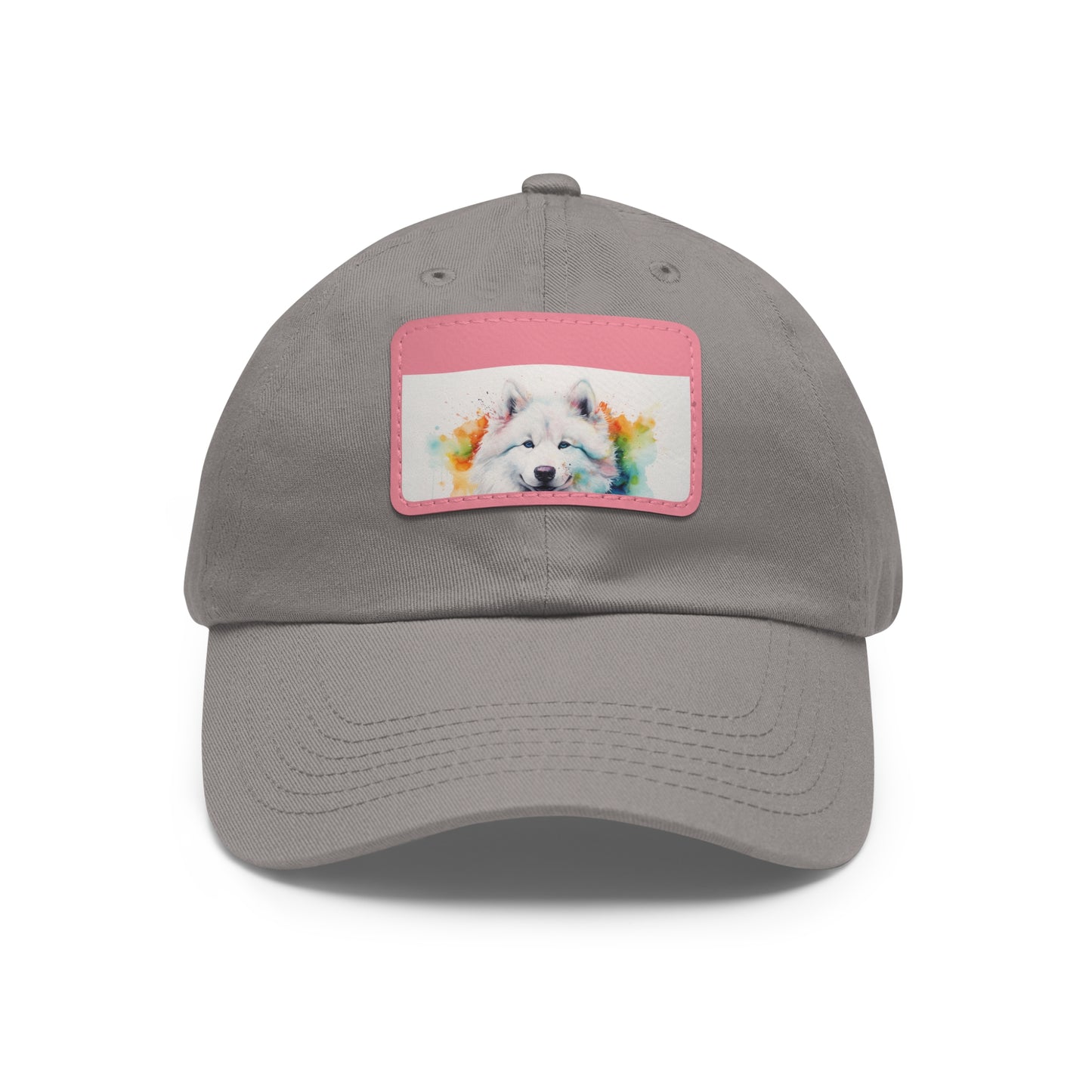 Watercolor Samoyed Charm Baseball Cap