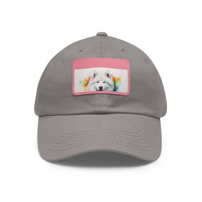 Watercolor Samoyed Charm Baseball Cap