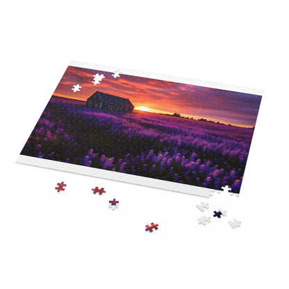 "Vibrant Dutch Flowers Field Puzzle for a Relaxing Challenge"