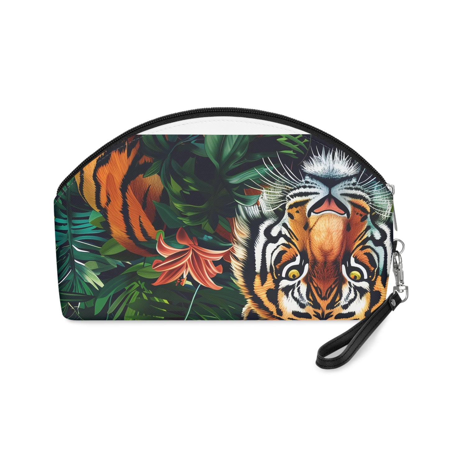 Wild Tiger Print Makeup Bag