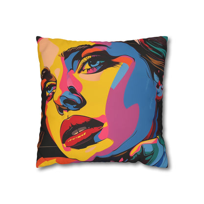 Pop Art Muse Pillowcase | Pillow Cases | All Over Print, AOP, Bed, Bedding, Home & Living, Indoor, Pillow Case, Pillow Covers, Pillows & Covers, Sublimation | Prints with Passion