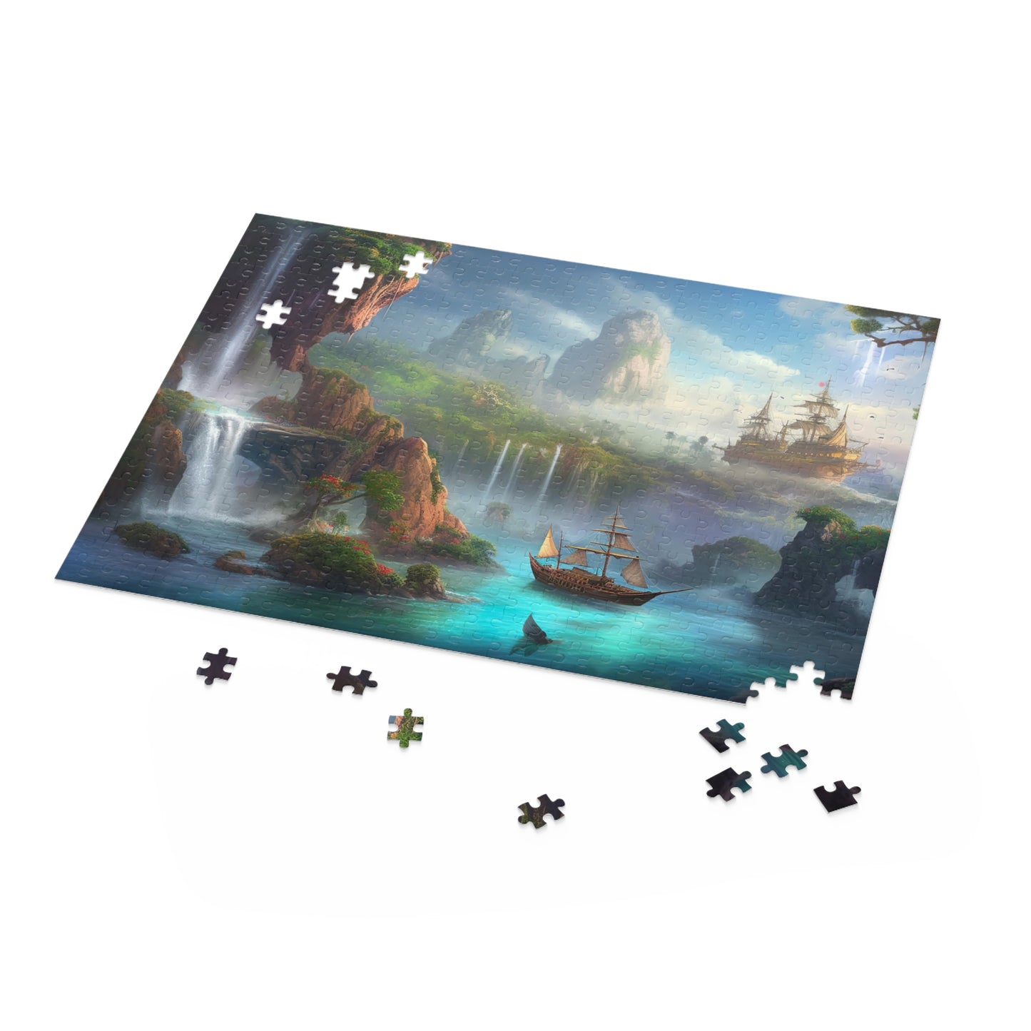 Enchanting Neverland jigsaw puzzle with whimsical illustration for all ages