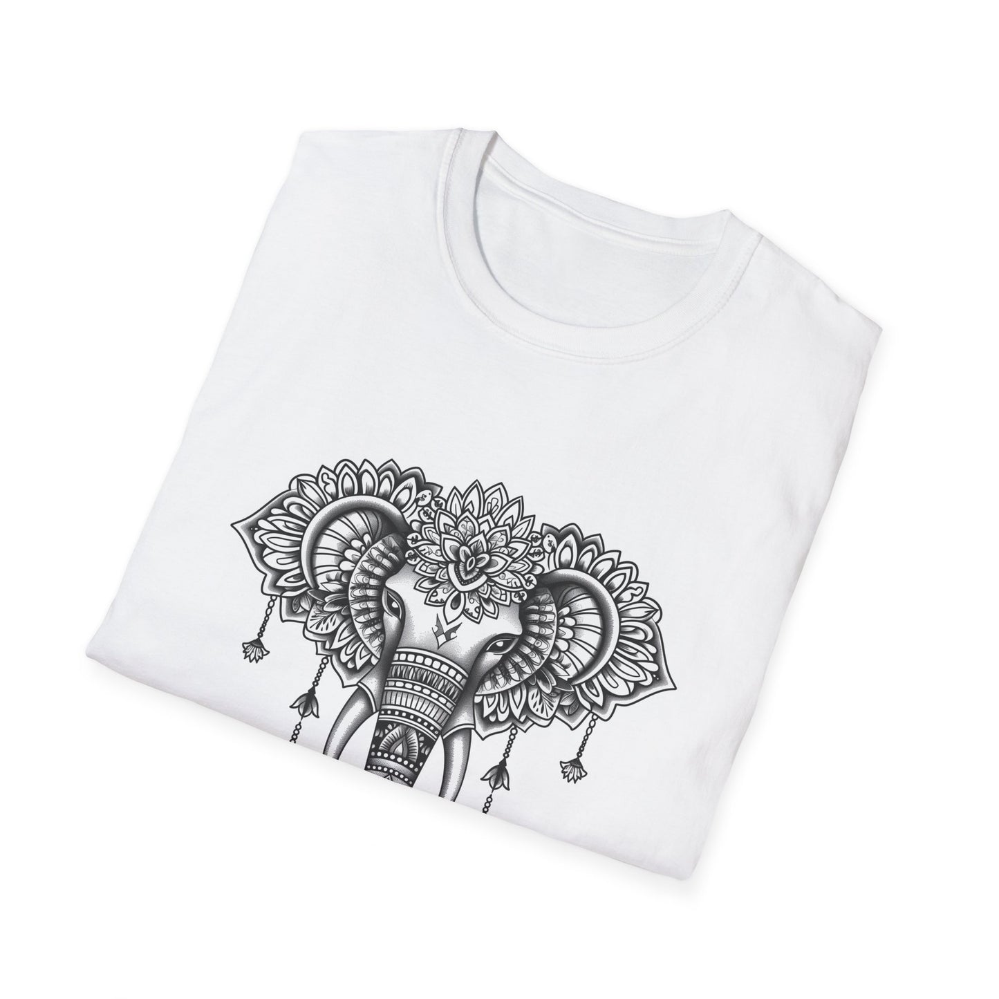 Soulful Journey: A Mandala Elephant of Wisdom and Grace