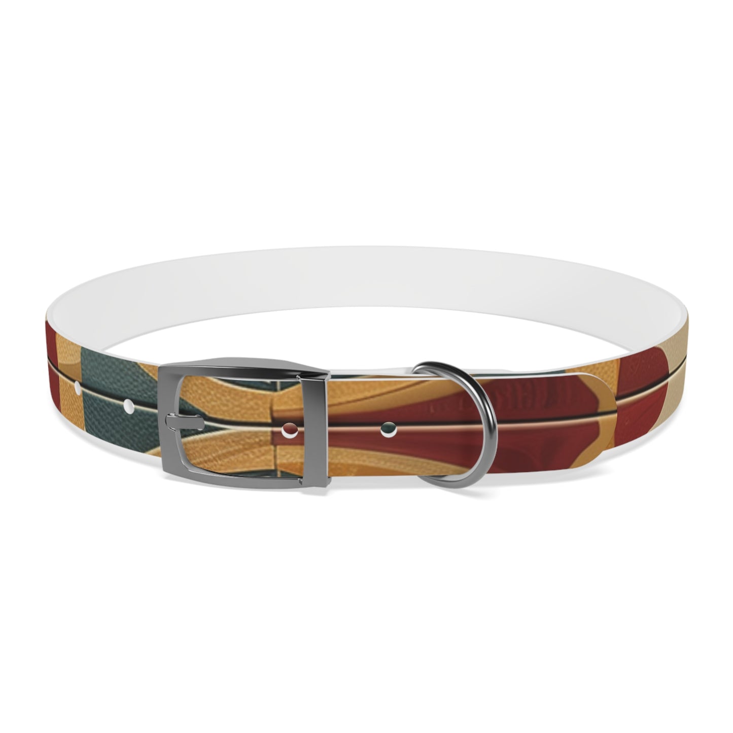 Tile Print Dog Collar: Handcrafted Chic Design