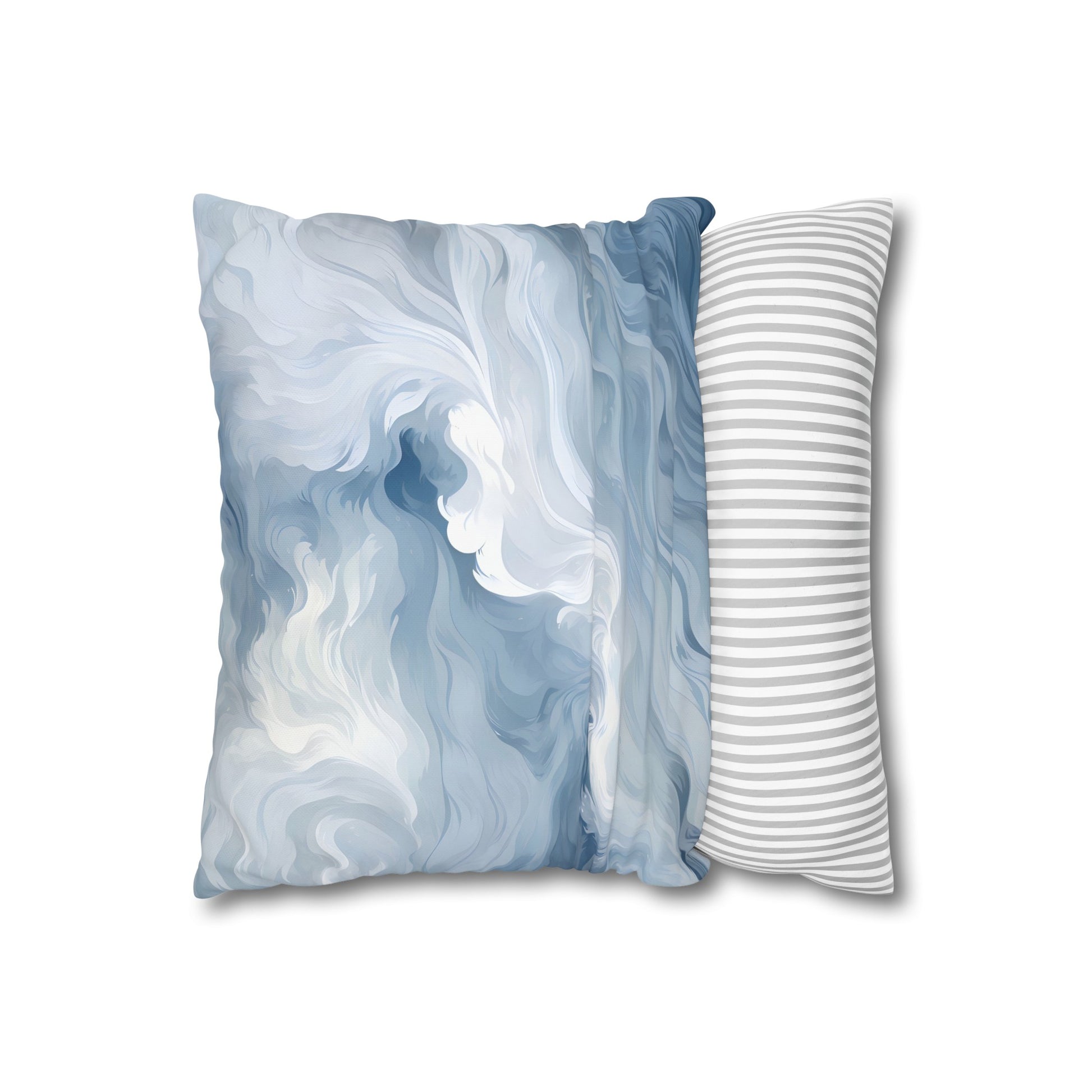 Dreamy Watercolor Stripes Pillowcase - Serene and Stylish Bedding for a Restful Sleep