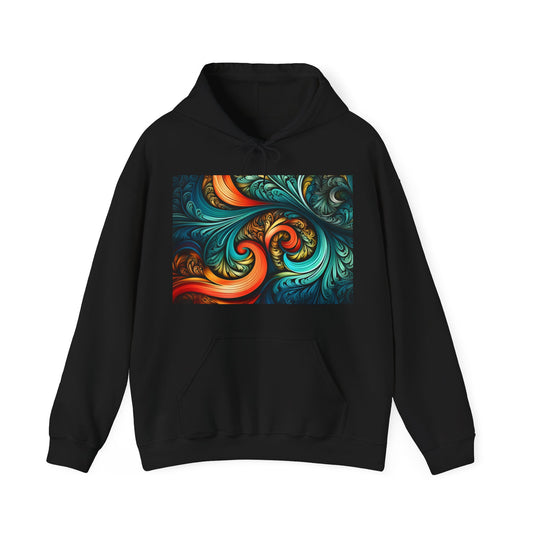 Fractal Artistry Hoodie | Hoodies | DTG, Hoodies, Men's Clothing, Regular fit, Unisex, Women's Clothing | Prints with Passion