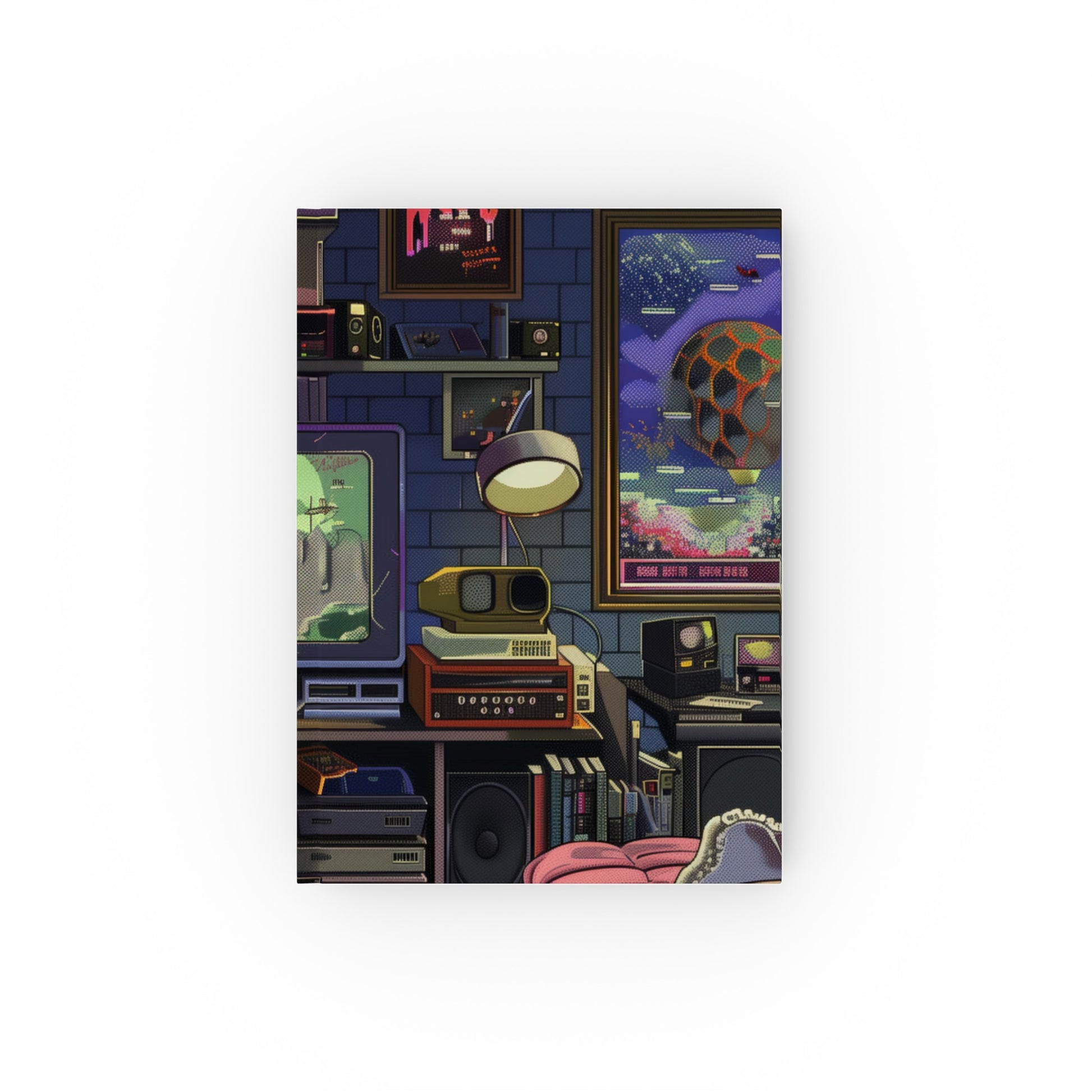 Pixelated Memories: Retro Gamer's Journal - Capture 8-bit nostalgia in this versatile, stylish journal featuring classic video game-inspired pixel art. Great gift for gamers!