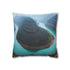 River Shaped Like a Dragons Tail — 40×40 Cushion Cover — Front 40×40 cm Square Cushion View