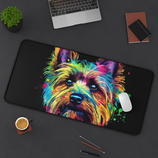 Yorkie Love Desk Mat | Desk Mat | Accessories, Back-to-School, Desk, Fall Bestsellers, Home & Living, Mouse pad, Mouse Pads, Mousepad, Seasonal Picks, Stationery, TikTok | Prints with Passion