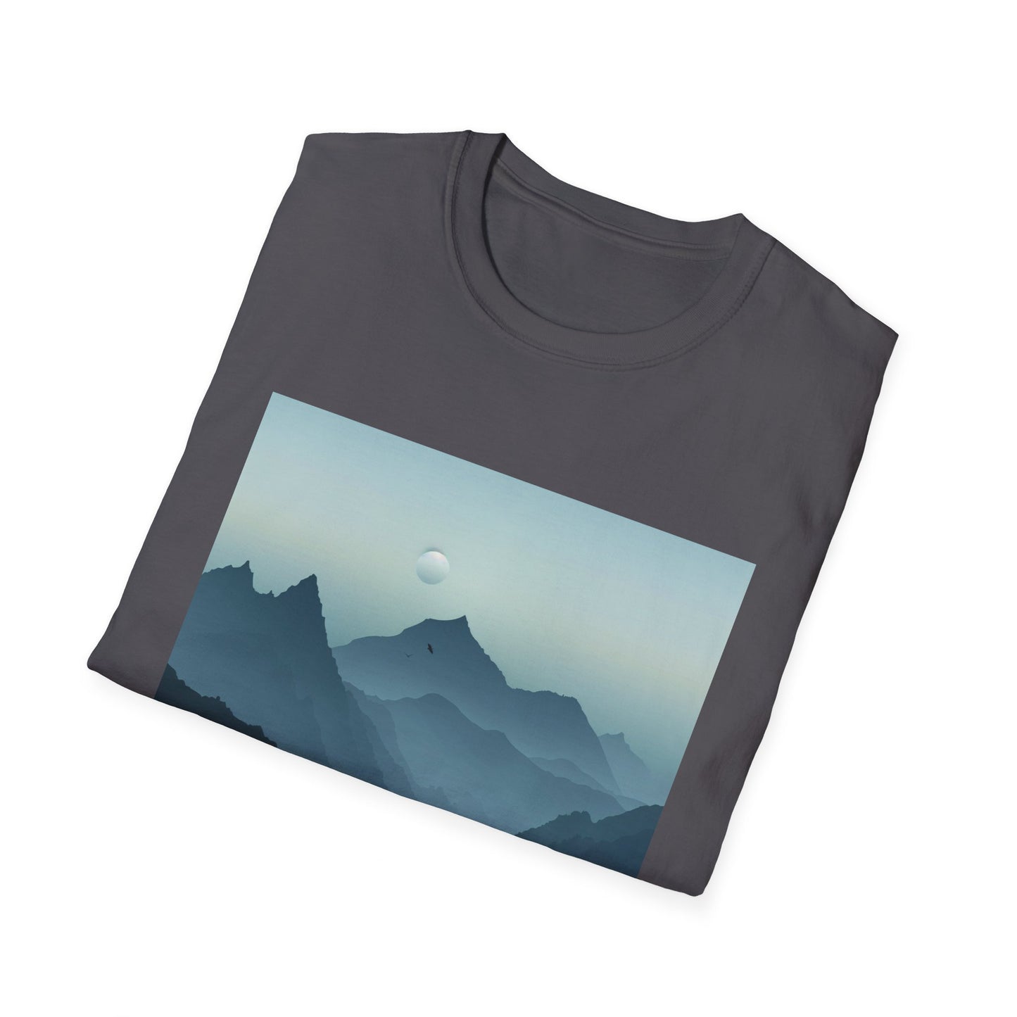 Mountain Tshirts: Minimalist Landscape, Range, Silhouette