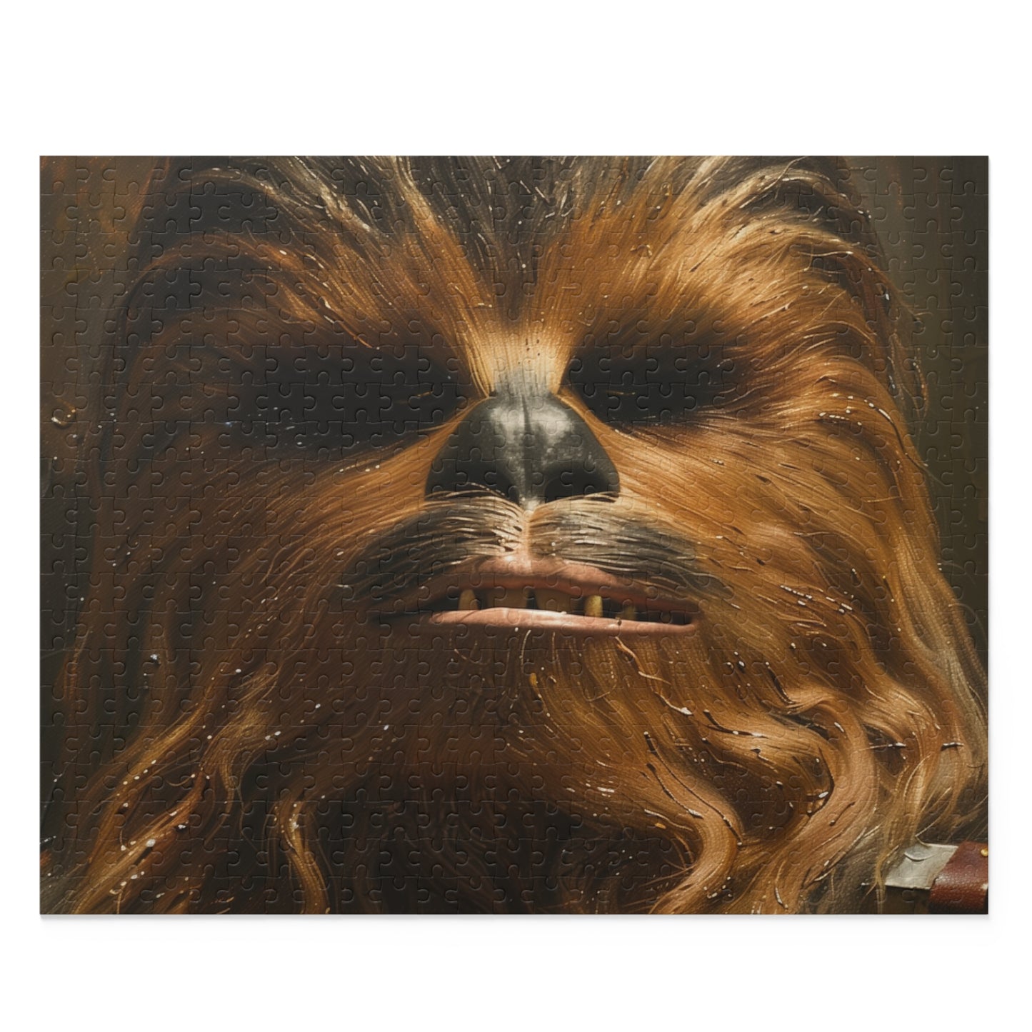 Star Wars Chewbacca Puzzle - Piece together the legendary Wookiee warrior in this challenging jigsaw for fans of the iconic franchise.