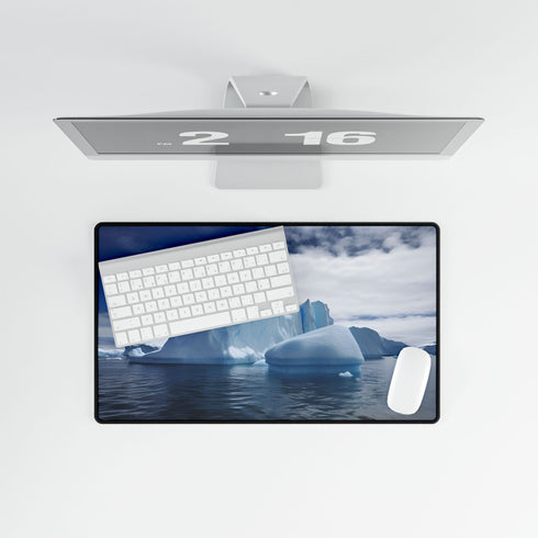 Antarctica Ice — XL & XXL Desk Mat — Product Detail View 8
