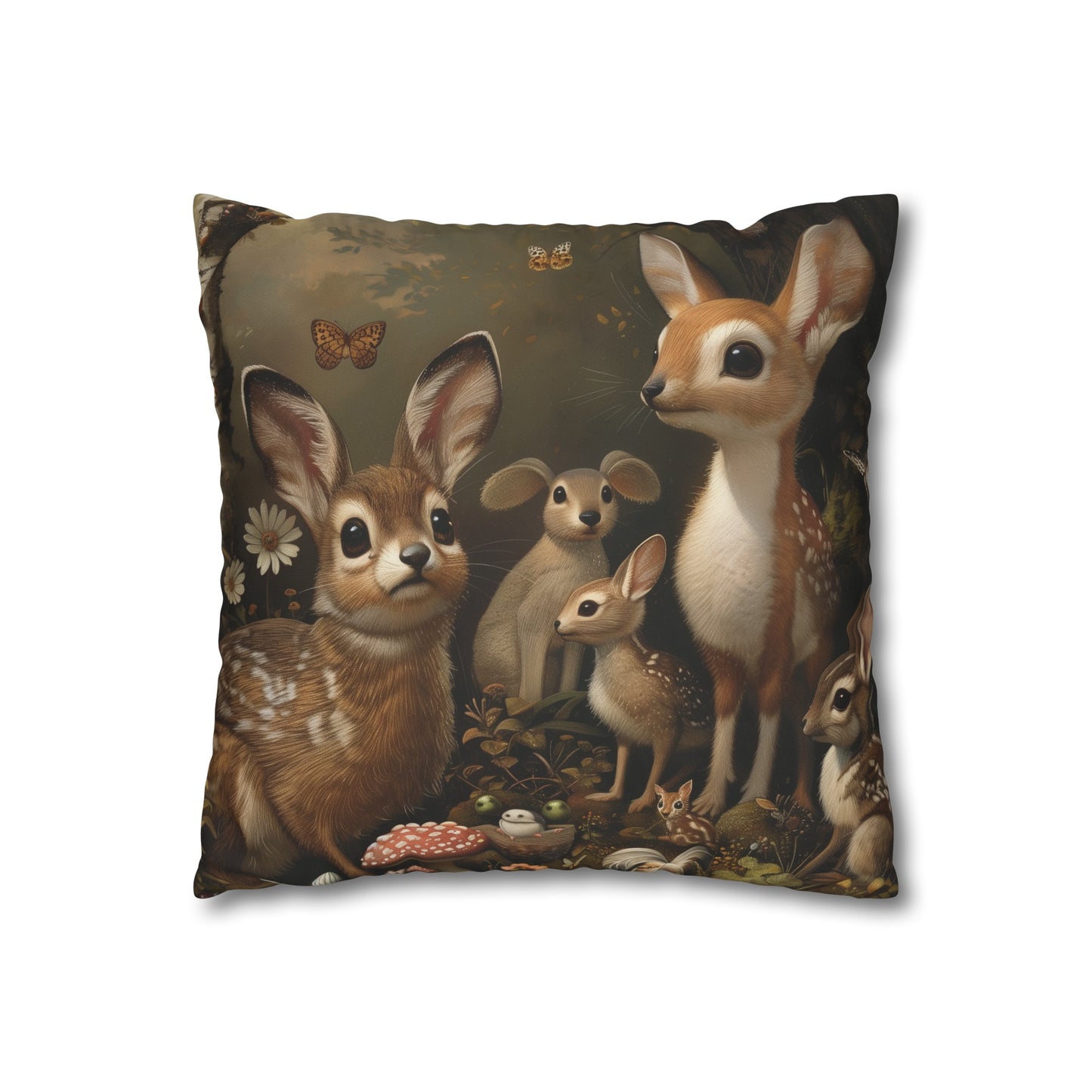 Forest Dwellers Pillowcase - High-quality, comfortable, and stylish woodland-themed pillowcase for all seasons. Perfect gift!