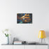 Pirate Ship Flying Through Space — Canvas Wall Art — Kiln-Dried Pine Frame & Ready-to-Hang Back View