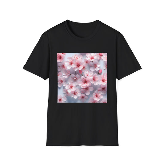 🍒🍒🍒 Cherry Blossom Paradise: A Surreal Tapestry 🍒🍒🍒 | T-Shirt | Cotton, Crew neck, DTG, Men's Clothing, Neck Labels, Regular fit, T-shirts, Women's Clothing | Prints with Passion