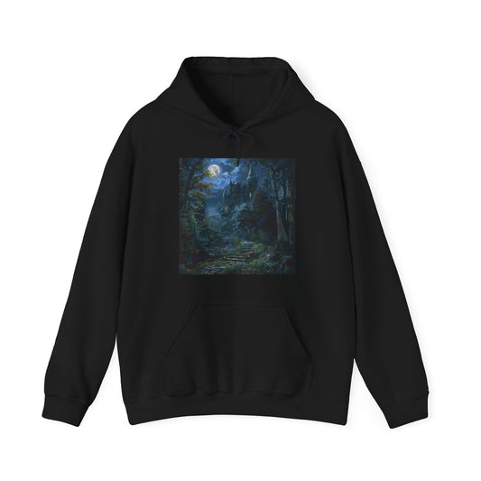 Moonlit Forest Fantasy Football Trophy Hoodie | Hoodies | DTG, Hoodies, Men's Clothing, Regular fit, Unisex, Women's Clothing | Prints with Passion