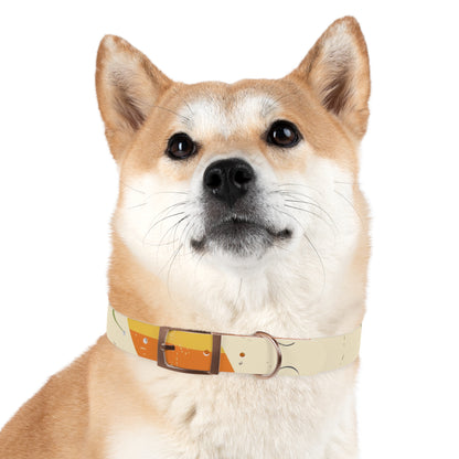 Retro Wave Dog Collar: Colorful & Stylish