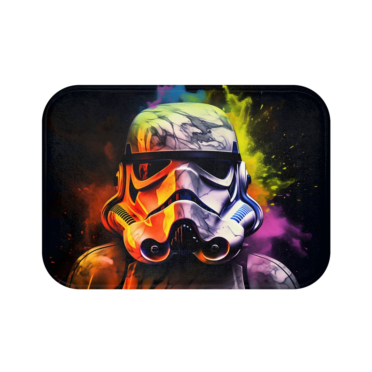 Neon Stormtrooper Splash Bath Mat