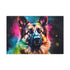 Loyal German Shepherd Dog Portrait — Canvas Wall Art — Living Room Wall Lifestyle View