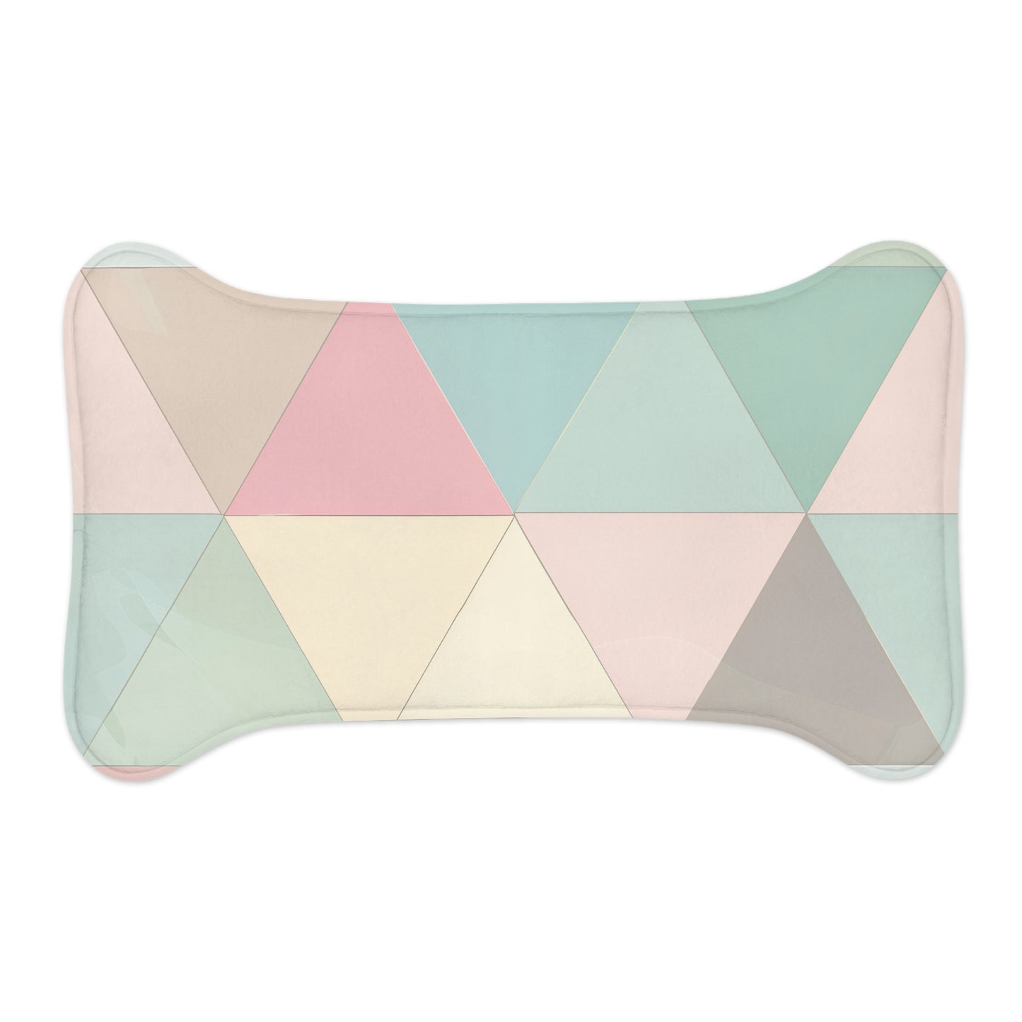 Chic Geometric Pet Feeding Mat