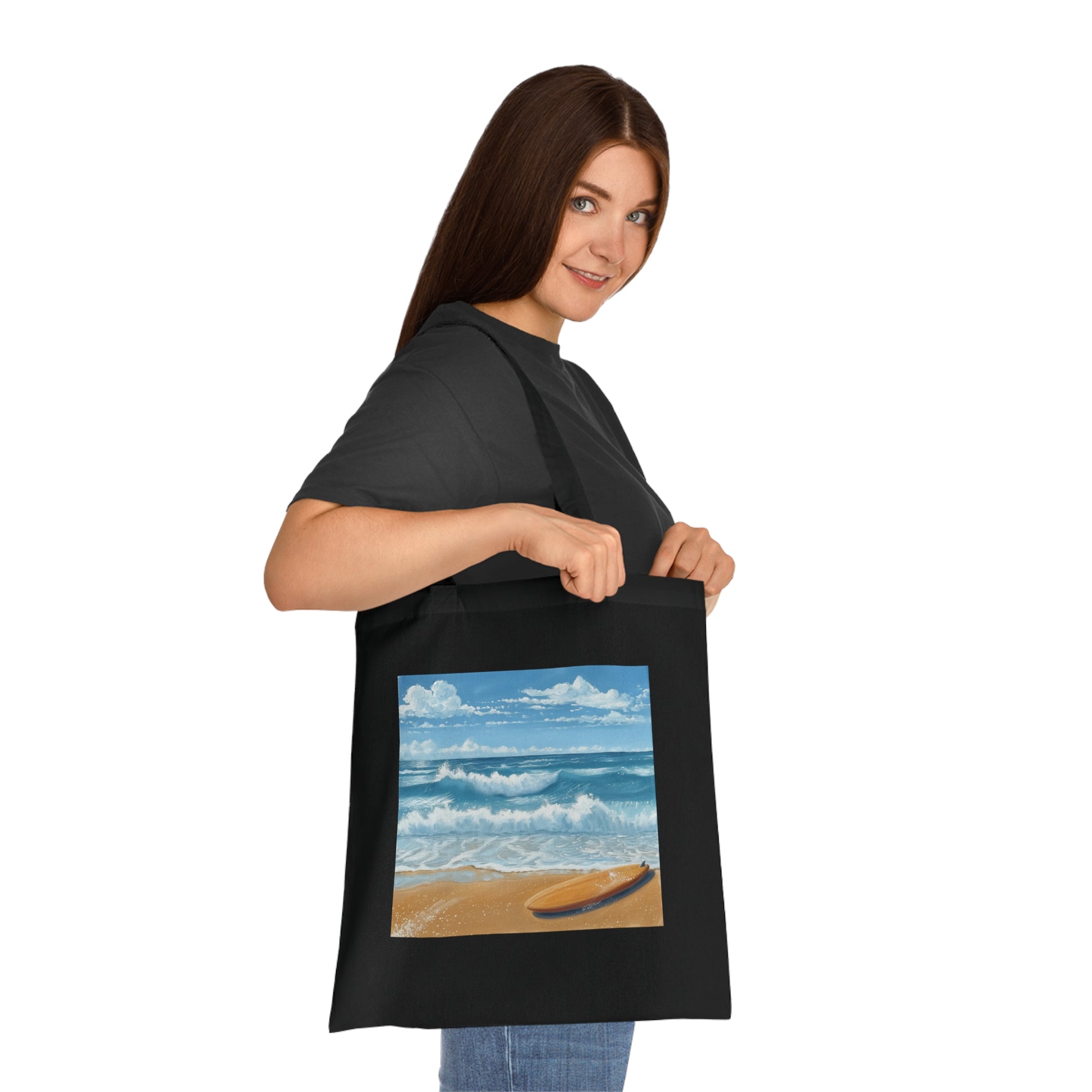 Catch a Wave Tote Bag | Tote Bag | Accessories, Bags, Cotton, DTG, Totes | Prints with Passion