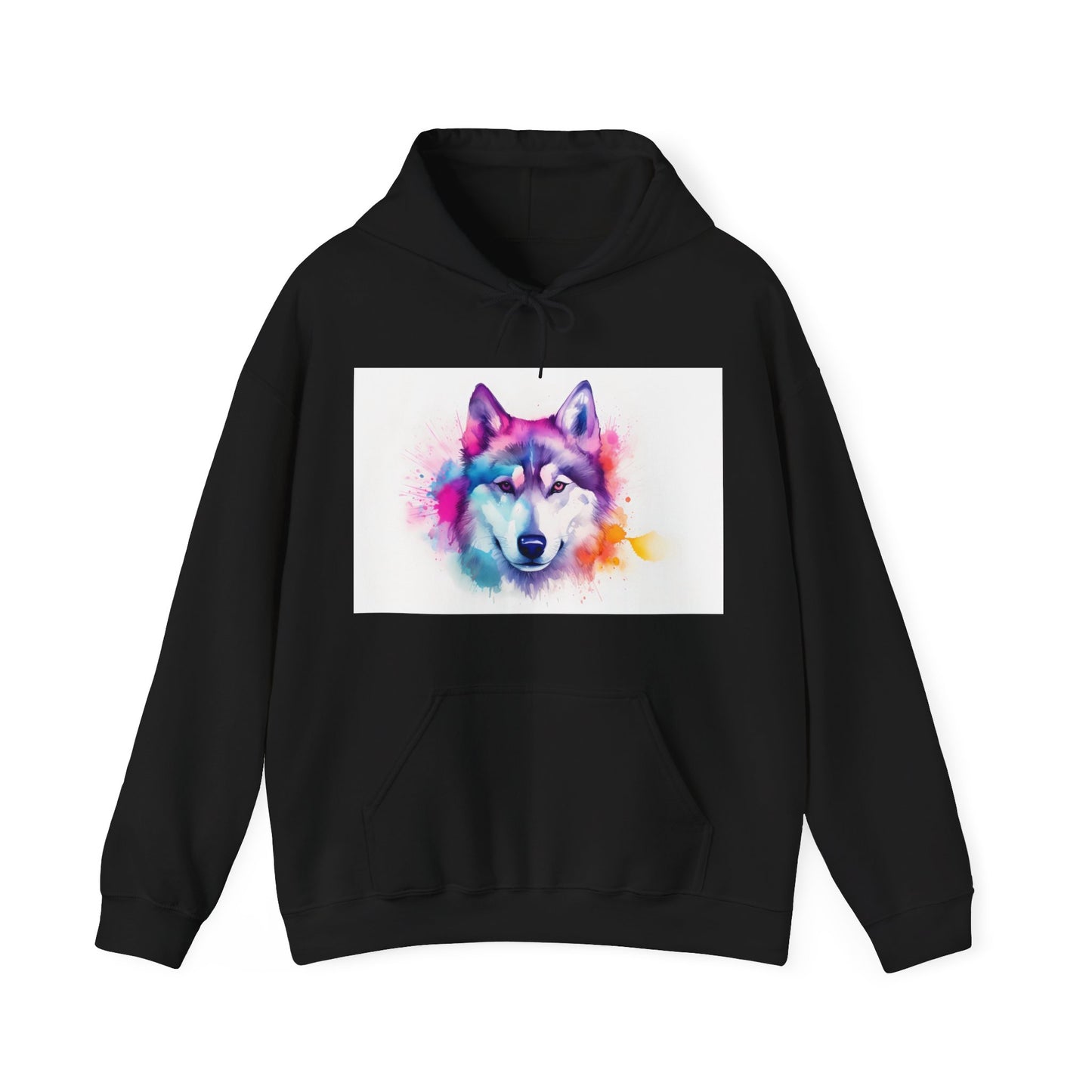 Wolfish Charm Husky Hoodie | Hoodies | DTG, Hoodies, Men's Clothing, Regular fit, Unisex, Women's Clothing | Prints with Passion