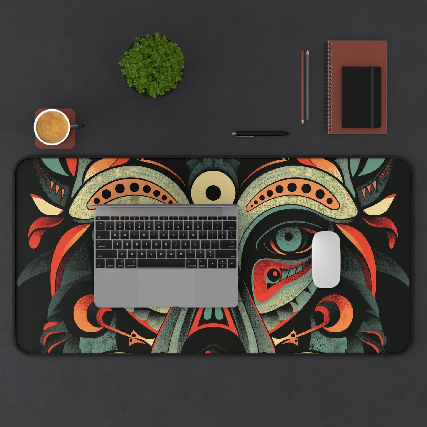 Neon Jungle Desk Mat: Elevate Your Workspace