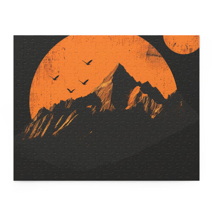 Serene Mountain Sunrise Jigsaw Puzzle for Relaxation and Mindfulness