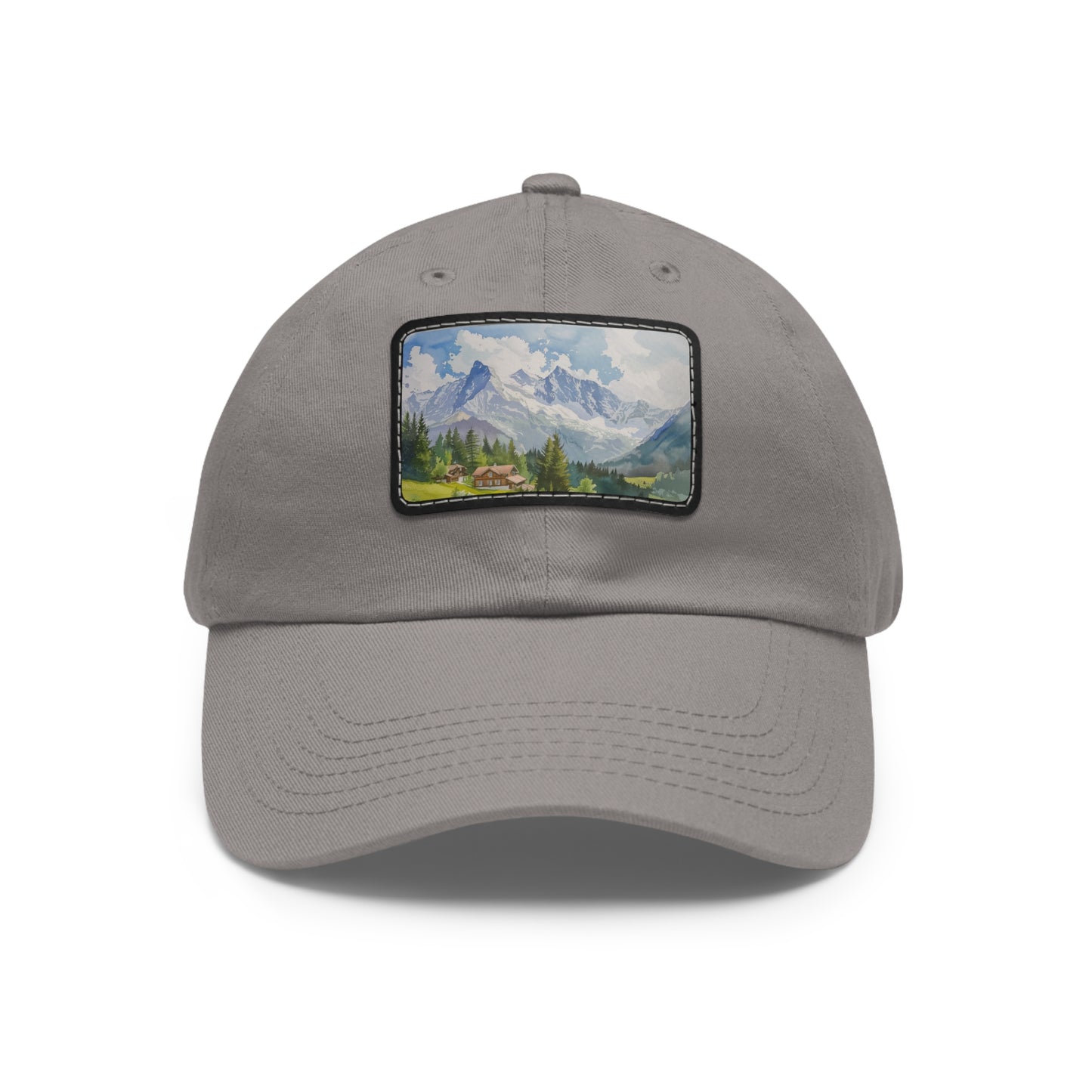 Elevate Your Style with the Swiss Alps Watercolor Cap