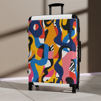 Vibrant Abstract Pattern Suitcase