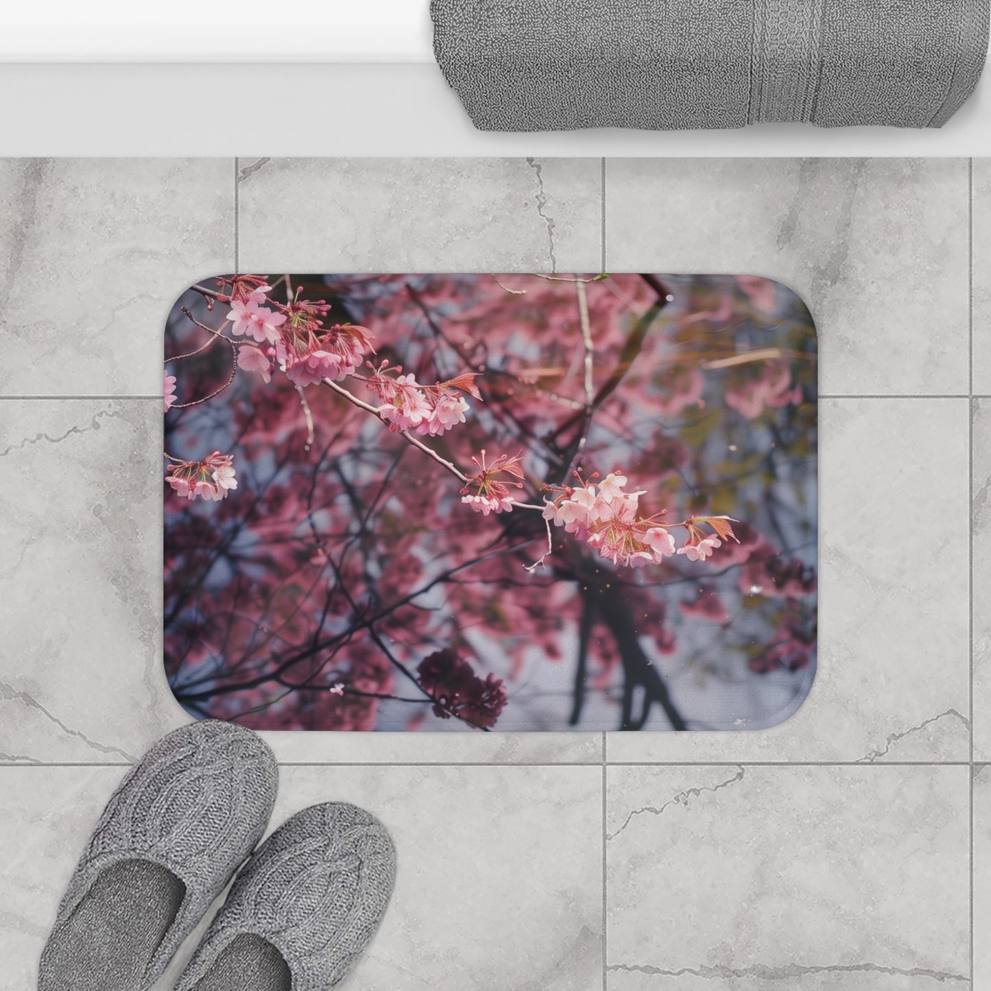 Blossom Bliss Bath Mat | Bath Mats | Bath, Bathroom, Home & Living, Indoor, Sublimation | Prints with Passion