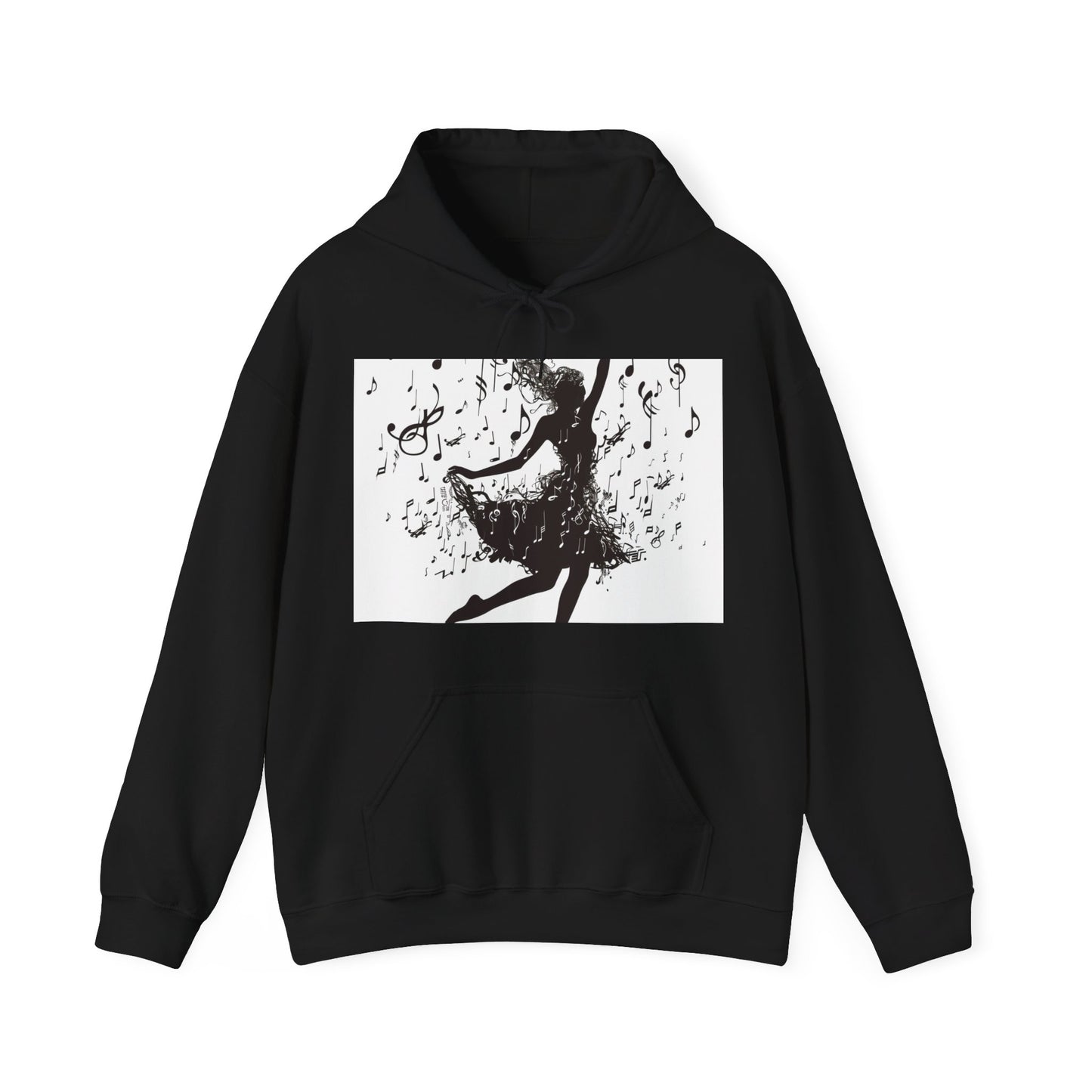 Dance Hoodie Soulful Symphony Expressive Silhouette | Hoodies | DTG, Hoodies, Men's Clothing, Regular fit, Unisex, Women's Clothing | Prints with Passion