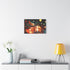 Retro Pinball Machine Turned Battlefield — Canvas Wall Art — Kiln-Dried Pine Frame & Ready-to-Hang Back View