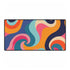 Vibrant Retro 70s Ocean Waves — XL & XXL Desk Mat — Full Top-Down Artwork View