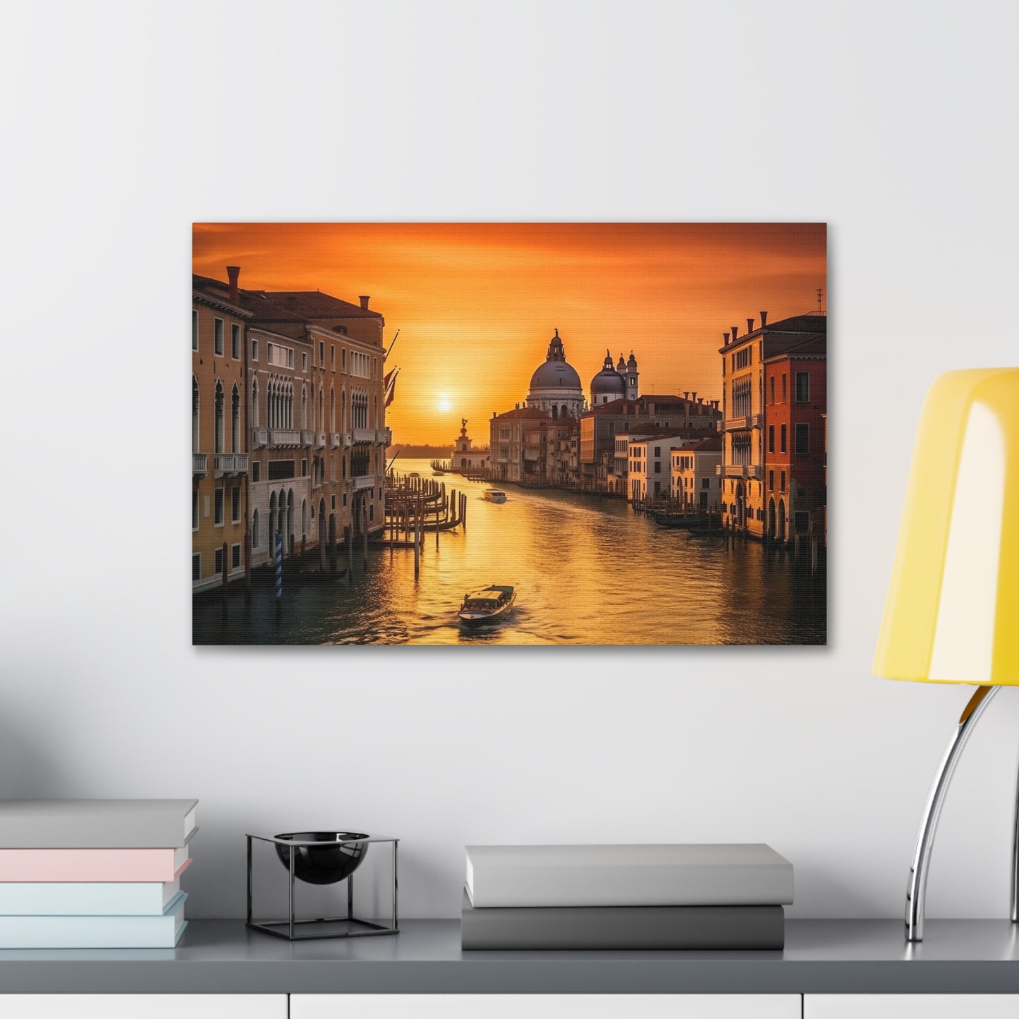 Venice Canal Canvas Print