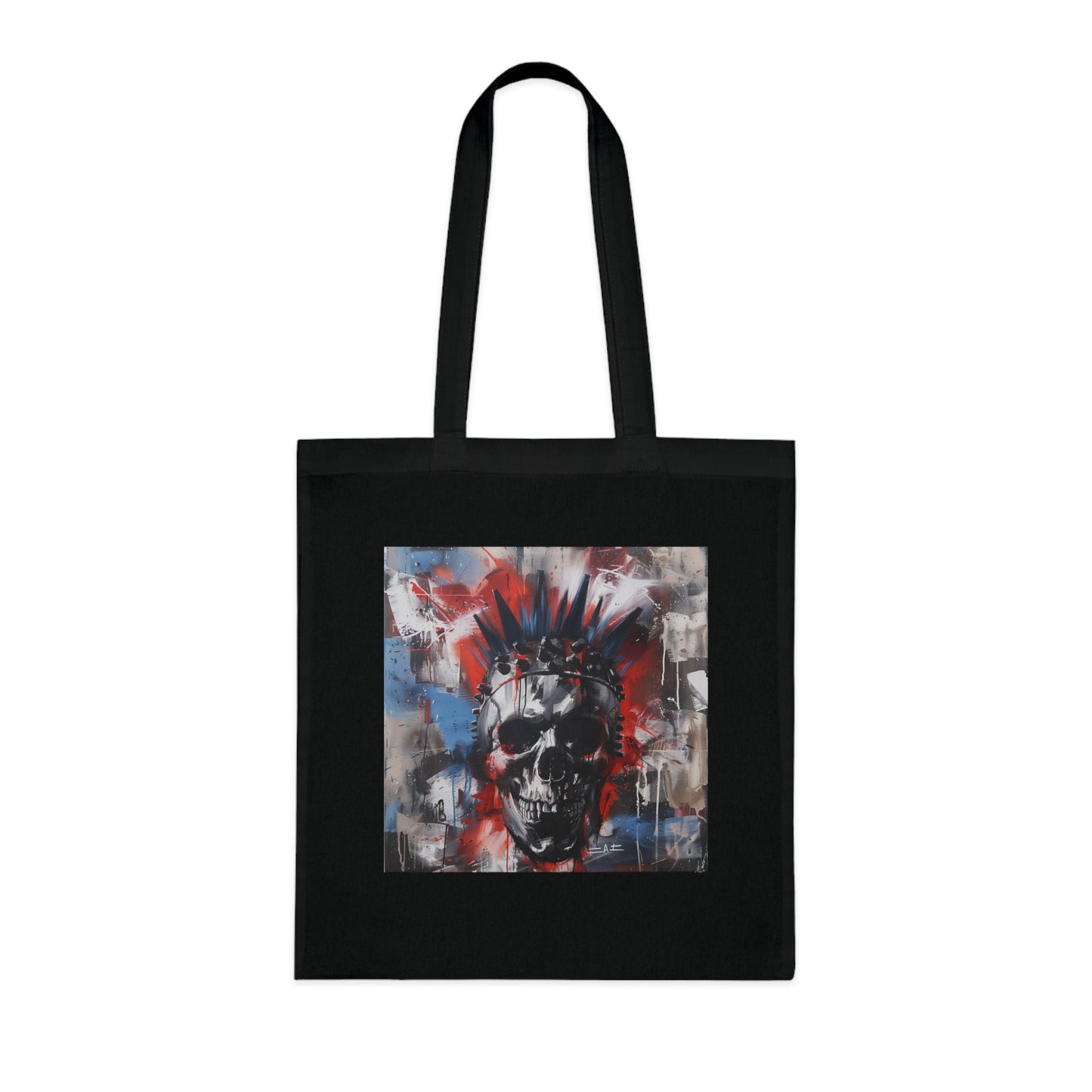 Rebel Skull Tote Bag