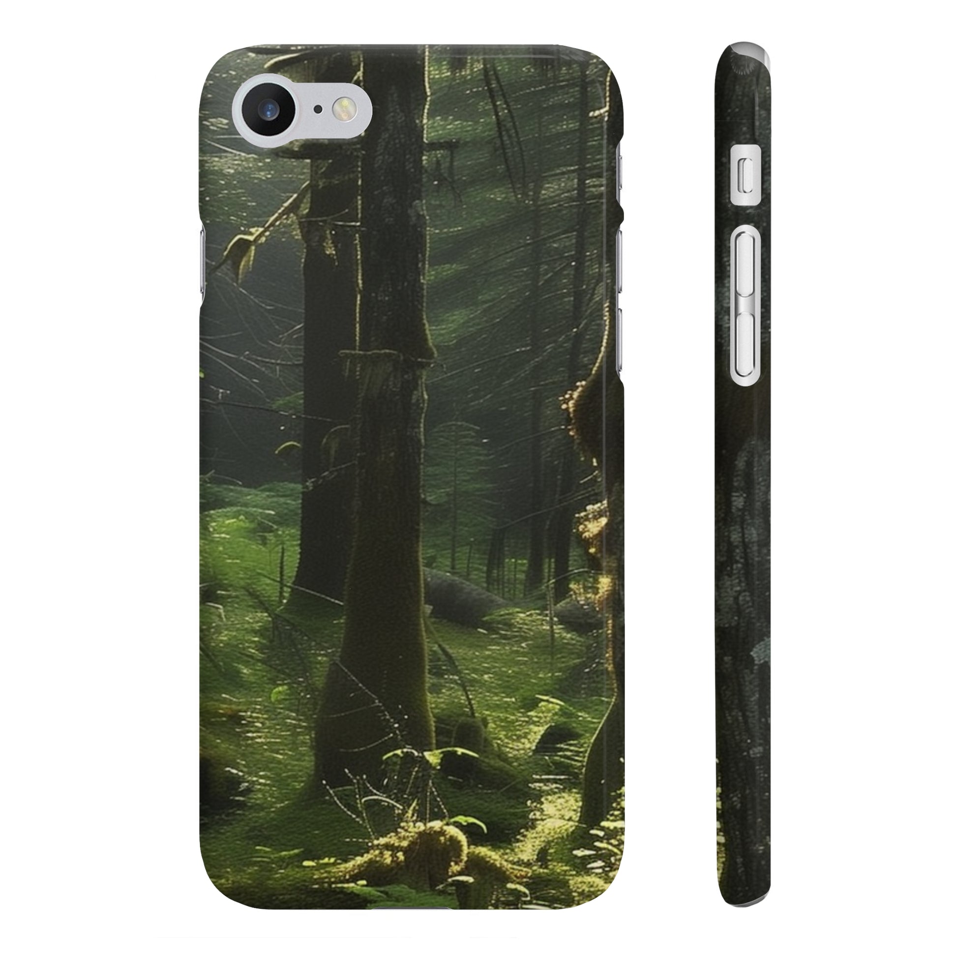 Alaskan Frontier Phone Case featuring lush forests and snow-capped mountains, high-quality material, versatile and stylish design perfect for all seasons, makes a great gift - Shop now at BenCPrints.