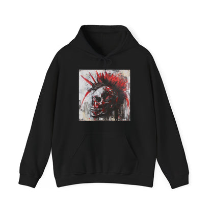 Subversive Style: Raw Energy of Punk Skull Style | Hoodies | DTG, Hoodies, Men's Clothing, Regular fit, Unisex, Women's Clothing | Prints with Passion