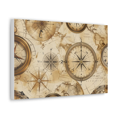 Vintage Maps Canvas Print