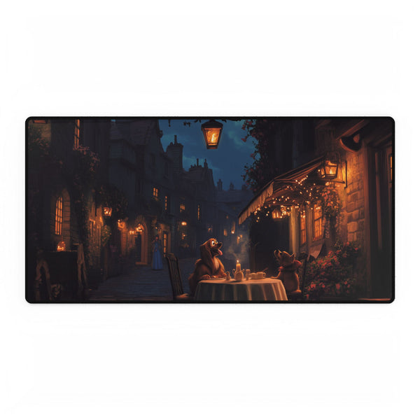 Lady and the Tramp — XL & XXL Desk Mat — Full Top-Down Artwork View