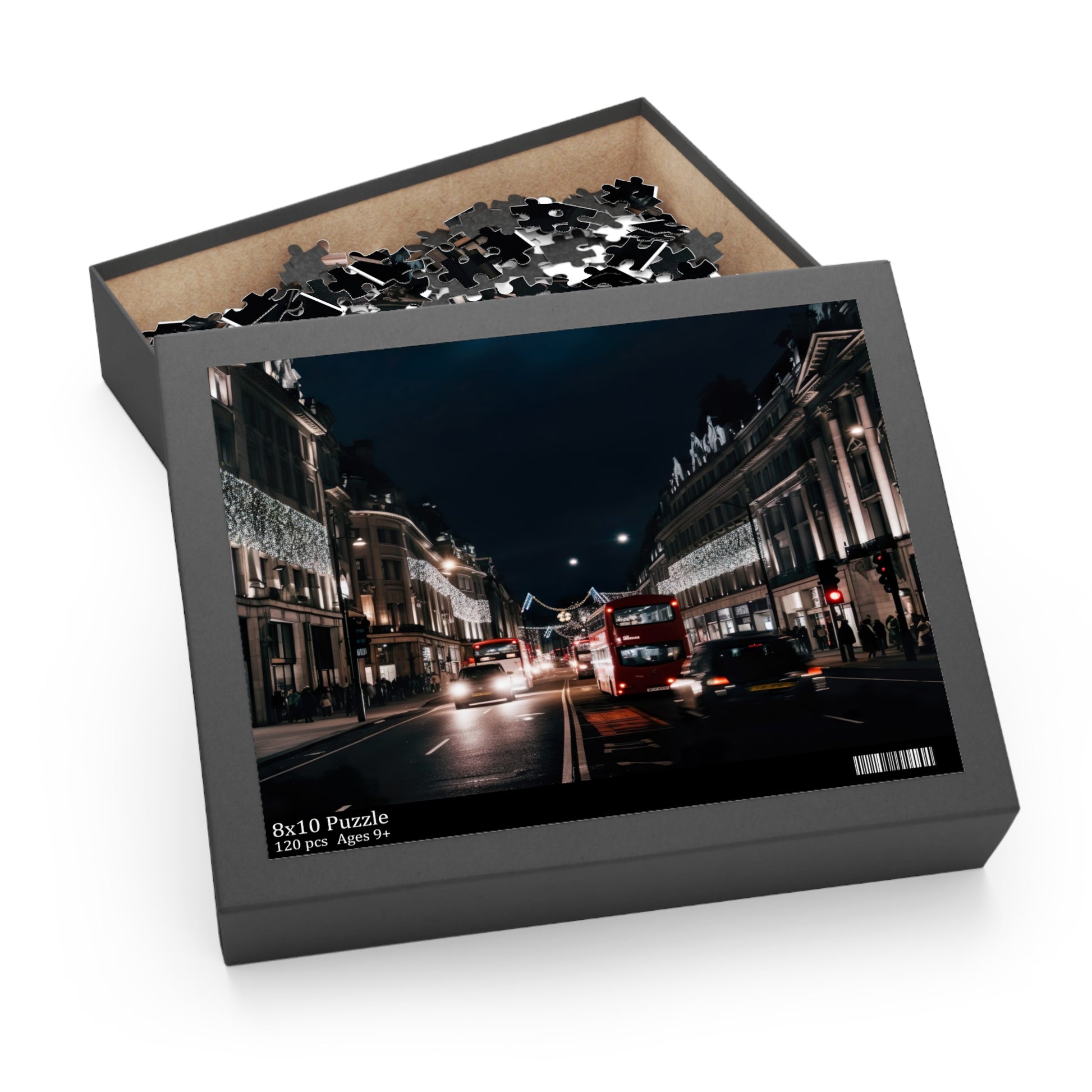 Oxford Street Night Puzzle | Puzzle | Back-to-School, Fall Picks, Games, Holiday Picks, Home & Living, Puzzles, TikTok, Valentine's Day, Valentine's Day Picks | Prints with Passion