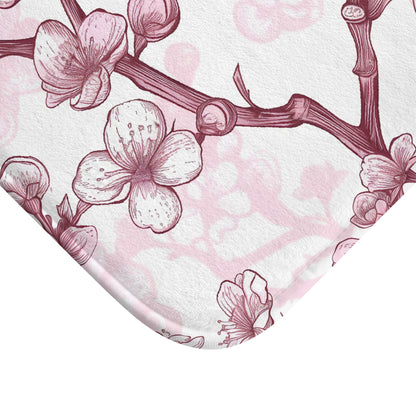 Cherry Blossom Blooms Bath Mat