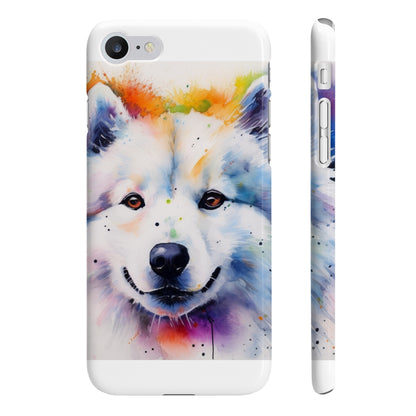 Samoyed Charm: Happy Pup Phone Case