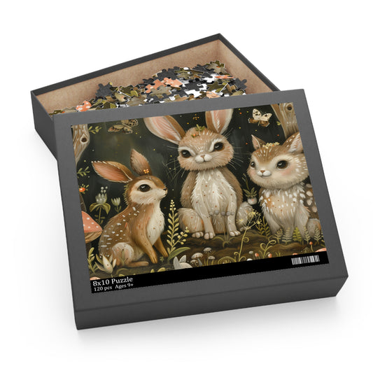 Forest Friends Jigsaw Puzzle | Puzzle | Back-to-School, Fall Picks, Games, Holiday Picks, Home & Living, Puzzles, TikTok, Valentine's Day, Valentine's Day Picks | Prints with Passion