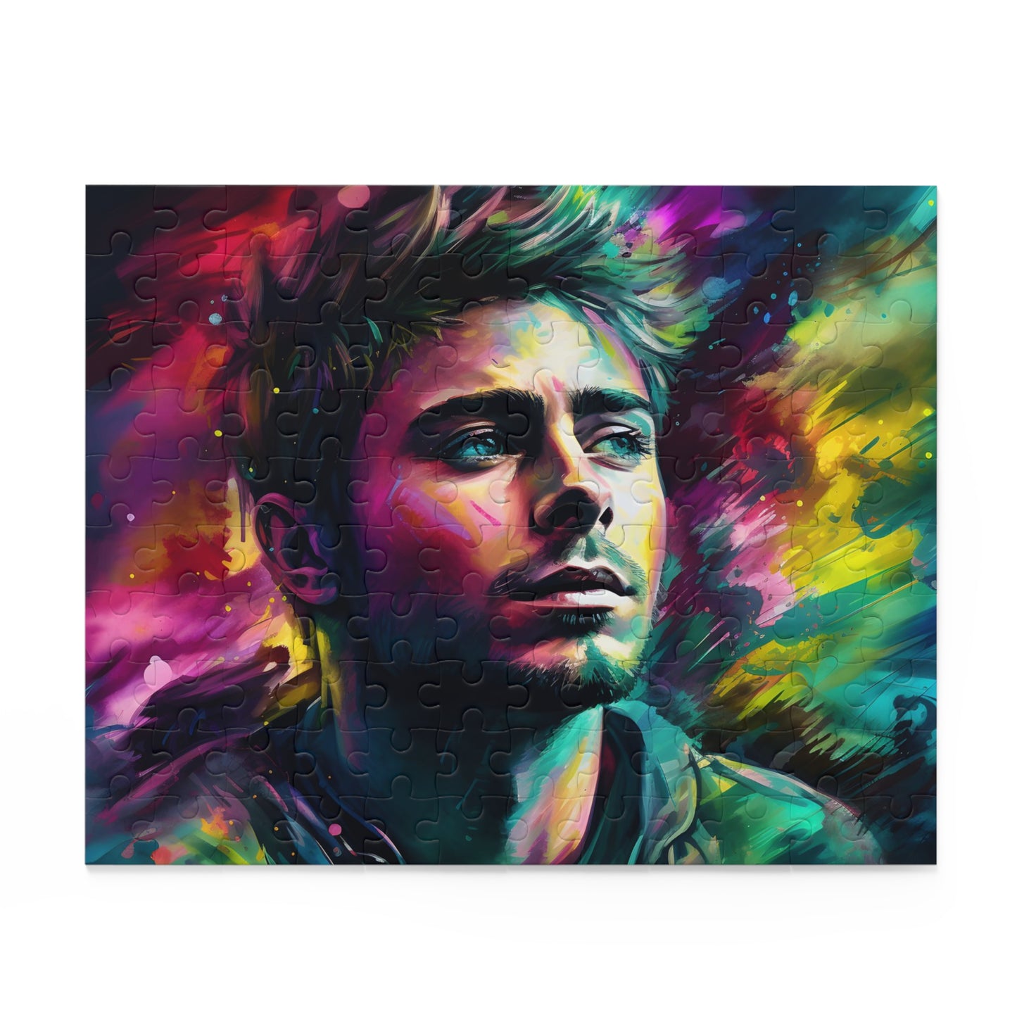 Zac Efron Neon Puzzle